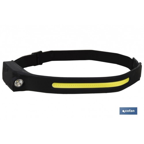 LUZ DE CABEÇA FITA SILICONE COFAN 350LM LUZ DE CABEÇA FITA SILICONE COFAN 350LM